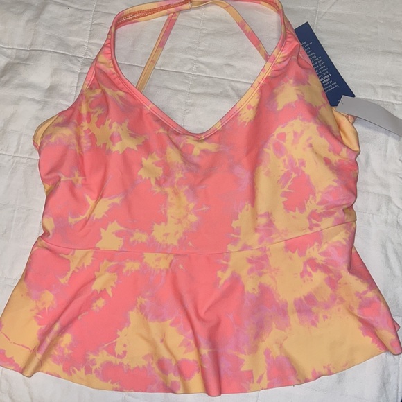 Aqua Couture Halter Swim Top Large - Picture 2 of 10